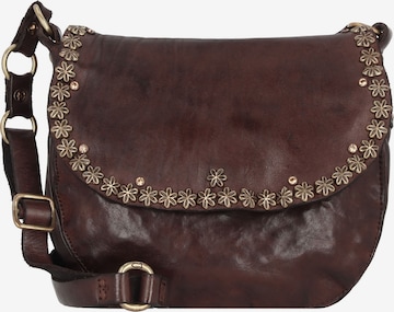 Campomaggi Crossbody Bag in Brown: front