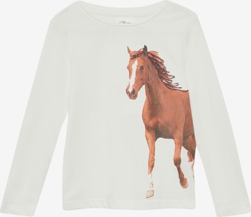 s.Oliver Shirt in White: front