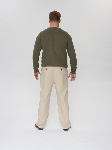 Dxnmxrk Wide Leg Hose 'DXGais' in Beige
