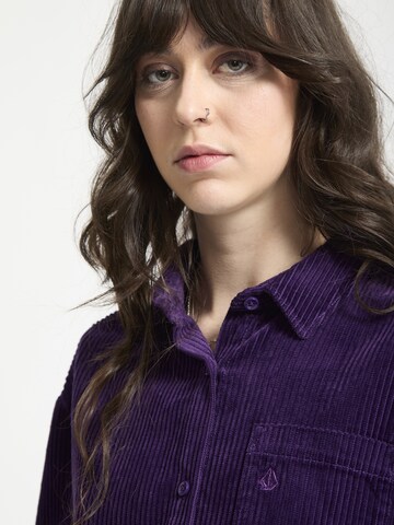 Volcom Bluse 'WEELLOW CORD' in Lila