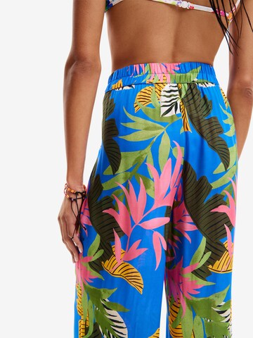 Wide Leg Pantalon Desigual en bleu