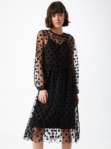 VERO MODA Φόρεμα κοκτέιλ 'AUGUSTA' σε μαύρο: μπροστά