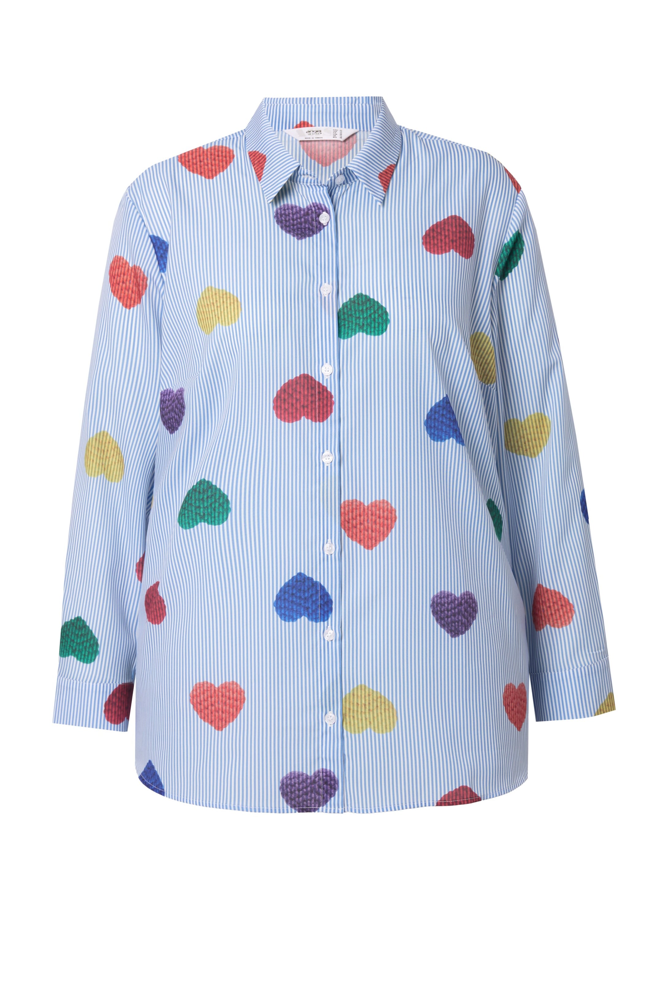 Angel of Style Blouse in Blauw: voorkant