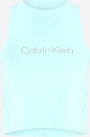 Calvin Klein Performance Sports Top in Blue: front