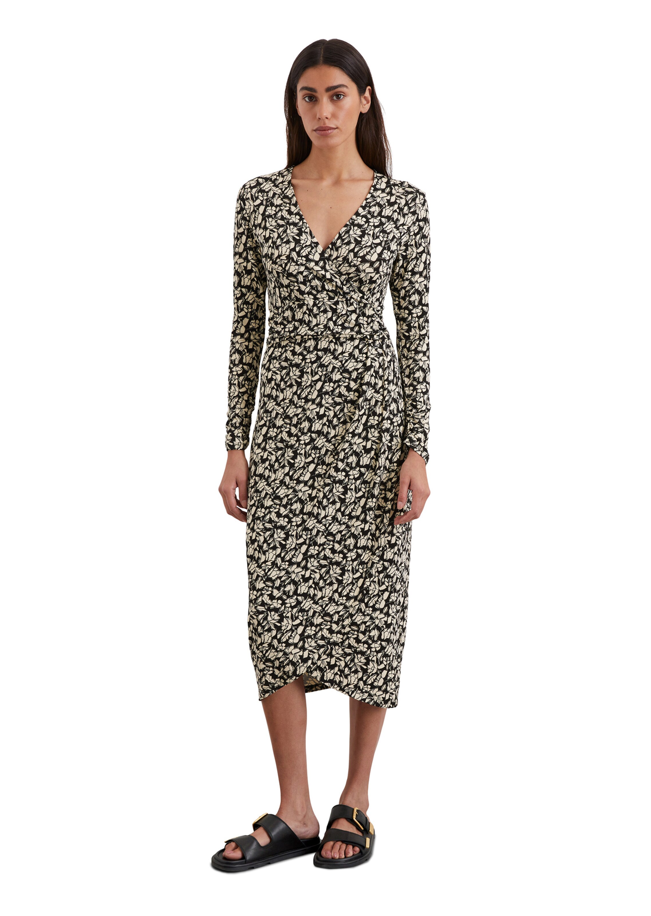 Marc O'Polo Платье в Коричневый: спереди