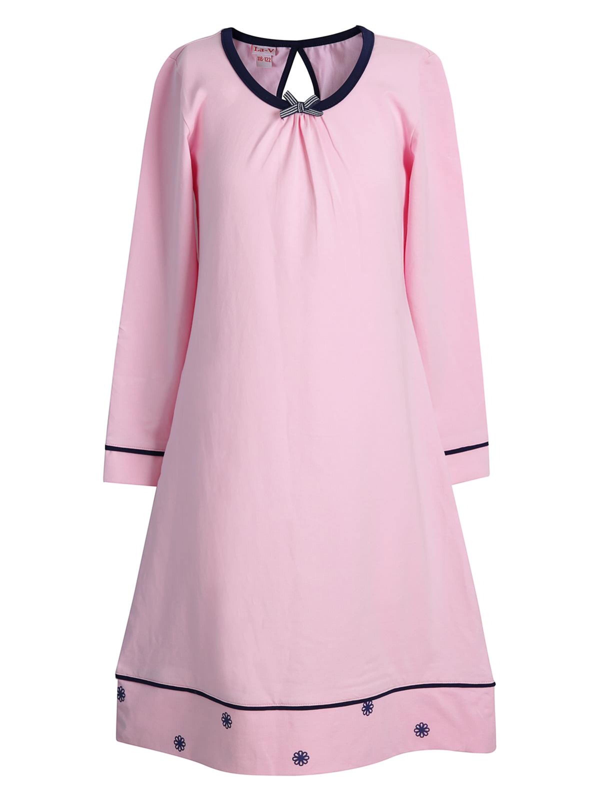 La V Nightgown 'Nachthemd Amy' in Pink: front