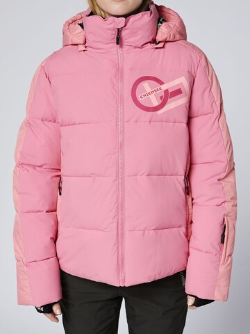 CHIEMSEE Athletic Jacket ' mit abnehmbarer Kapuze ' in Pink