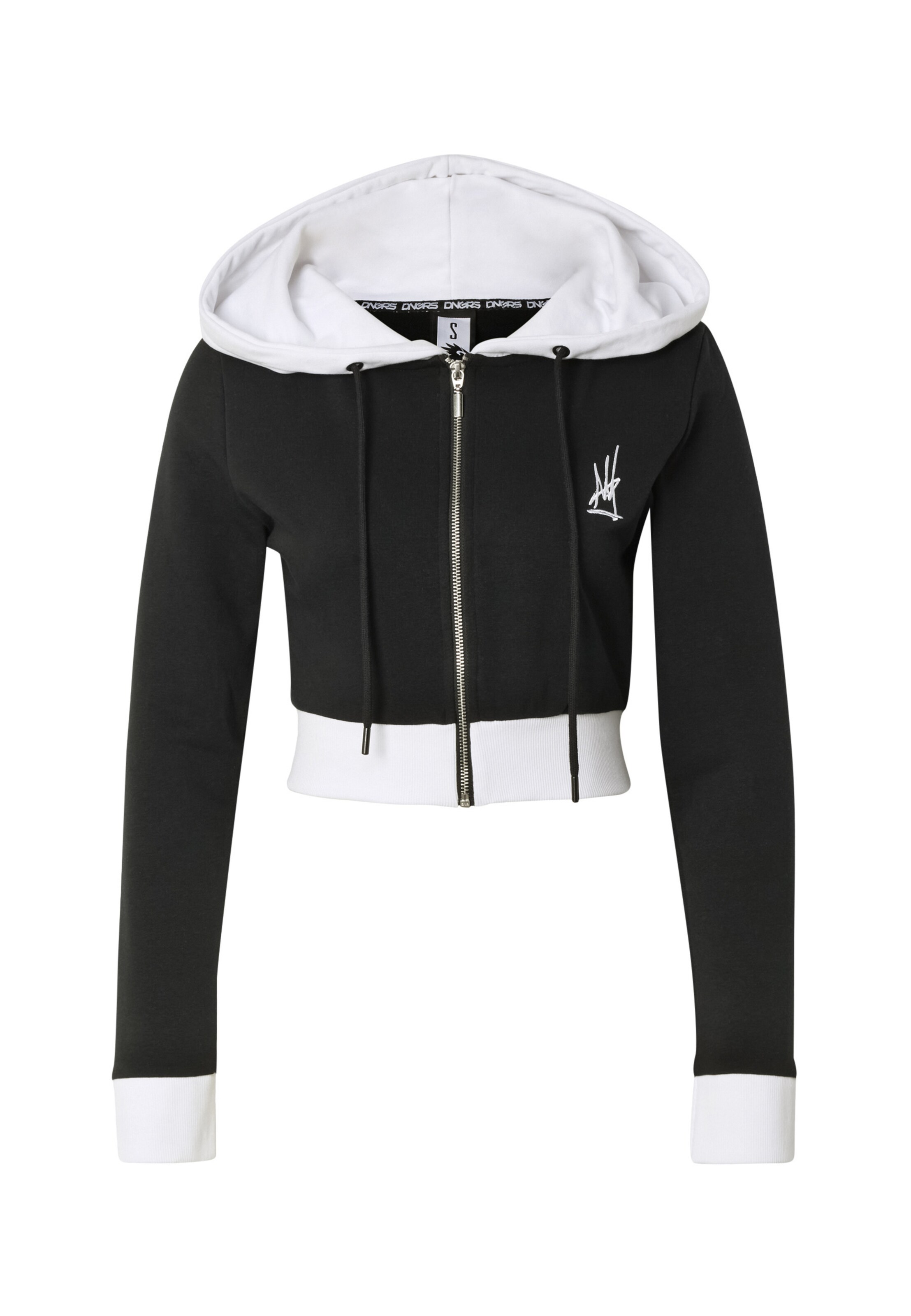 Dangerous DNGRS Sweatvest 'Obscure' in Zwart: voorkant