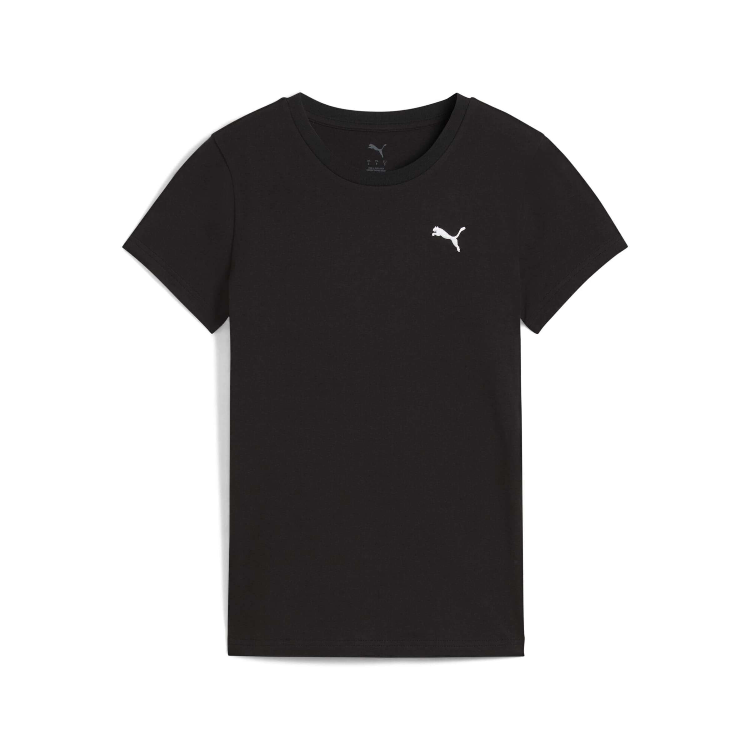 PUMA T-Shirt 'Essentials' in Schwarz: Vorderseite