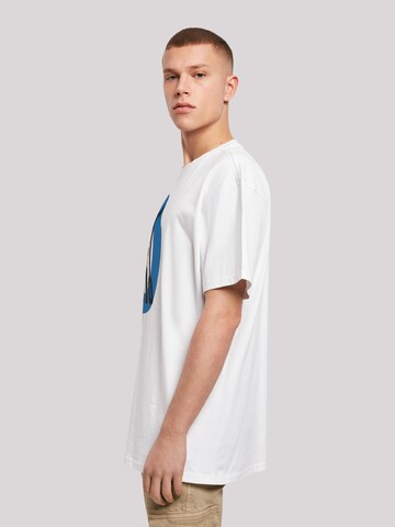 T-Shirt 'The Who Target' F4NT4STIC en blanc