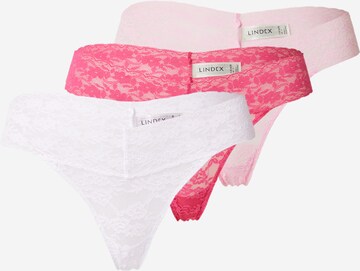 Lindex - Tanga en rosa: frente