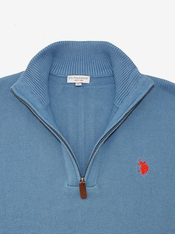 Pullover 'Half Zip' di U.S. POLO ASSN. in blu