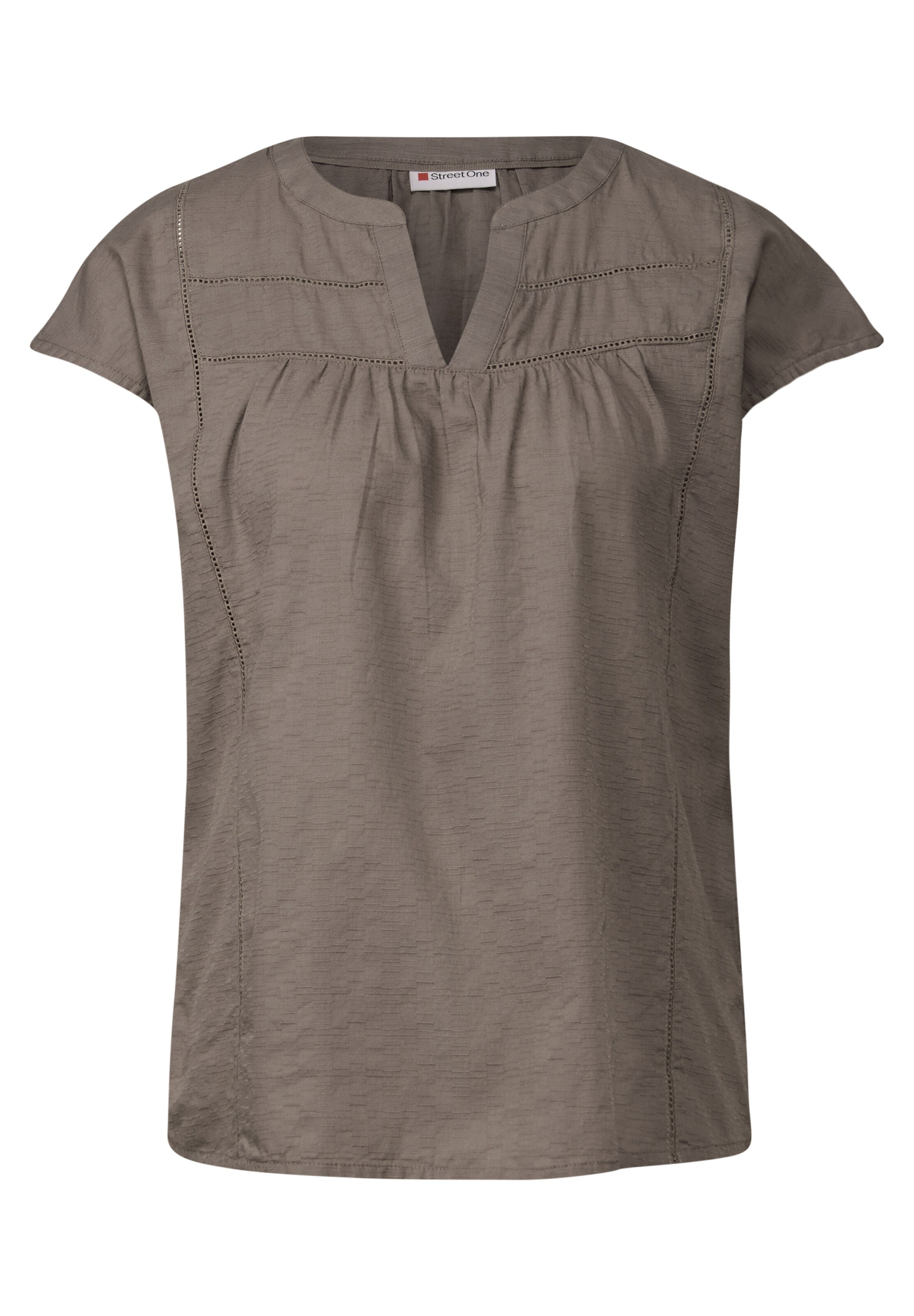 STREET ONE Blouse in Brown: front