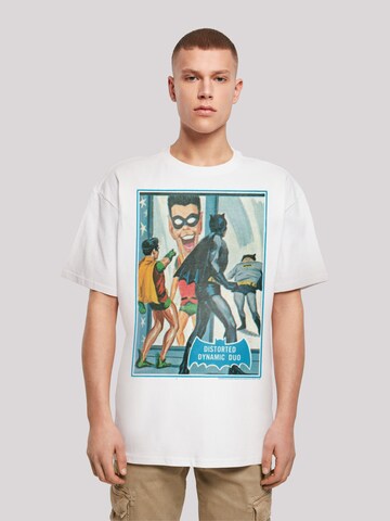 T-Shirt 'DC Comics Batman TV Dynamic Duo' F4NT4STIC en blanc : devant
