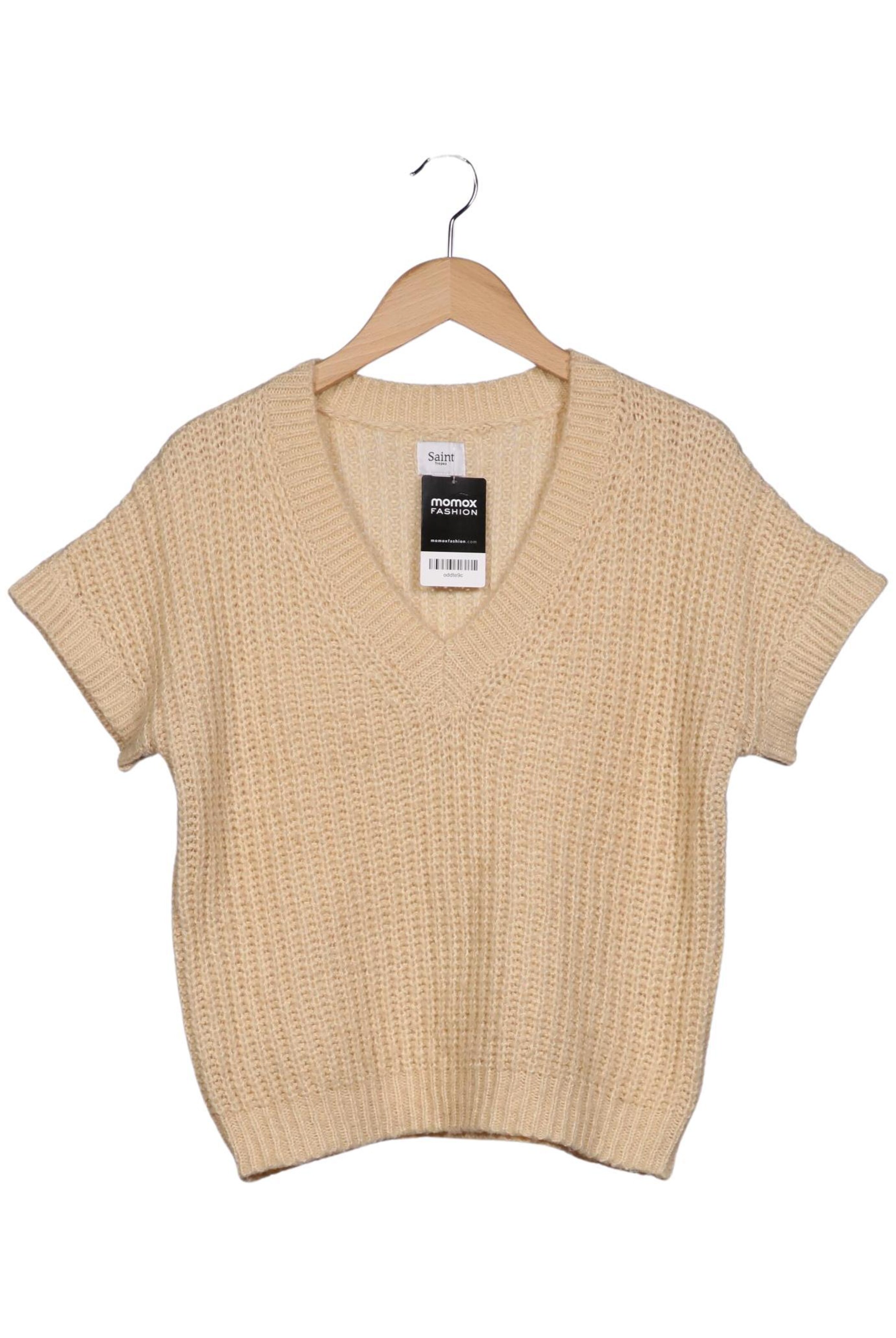 SAINT TROPEZ Pullover XS in Beige: Vorderseite