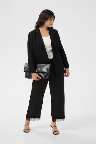 KAFFE CURVE Wide leg Trousers 'KCthilda' in Black