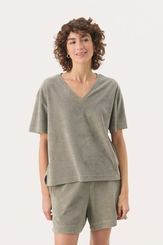Part Two Shirt 'Rylie' in Groen: voorkant