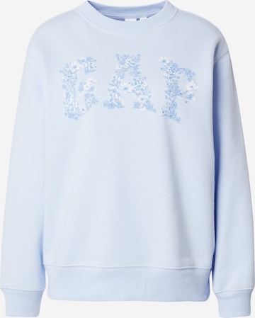 GAP - Sweatshirt 'HERITAGE' em azul: frente