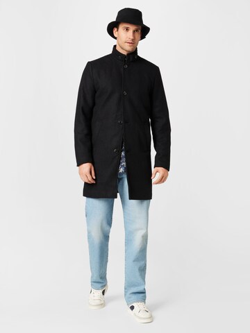 JACK & JONES Mantel in Schwarz