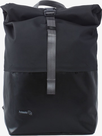 7clouds Rucksack 'Nomo 7.1' in Schwarz: Vorderseite