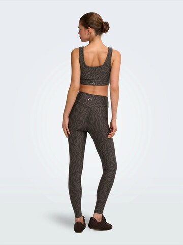 ONLY PLAY Bralette Sports Bra 'ONPDANA-2' in Brown