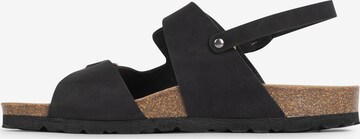 Bayton Strap sandal 'Astral' in Black