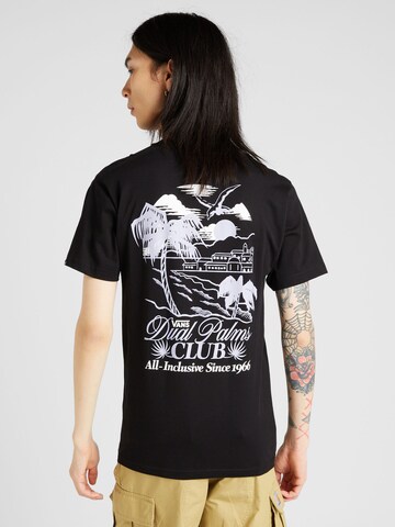 VANS - Camisa 'DUAL PALMS CLUB' em preto: frente