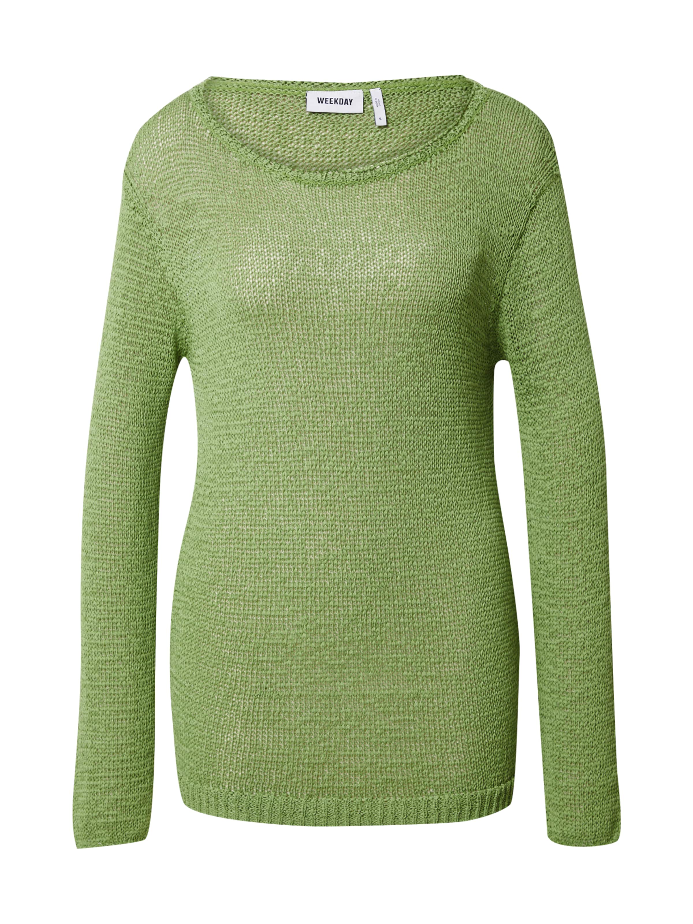 WEEKDAY - Jersey 'Everyly' en verde: frente