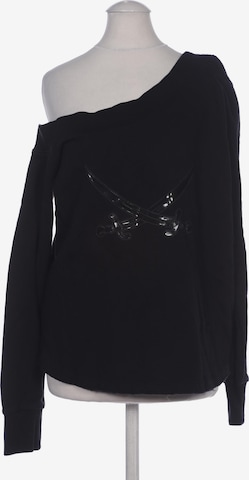 SANSIBAR Sweatshirt & Zip-Up Hoodie in S in Black: front