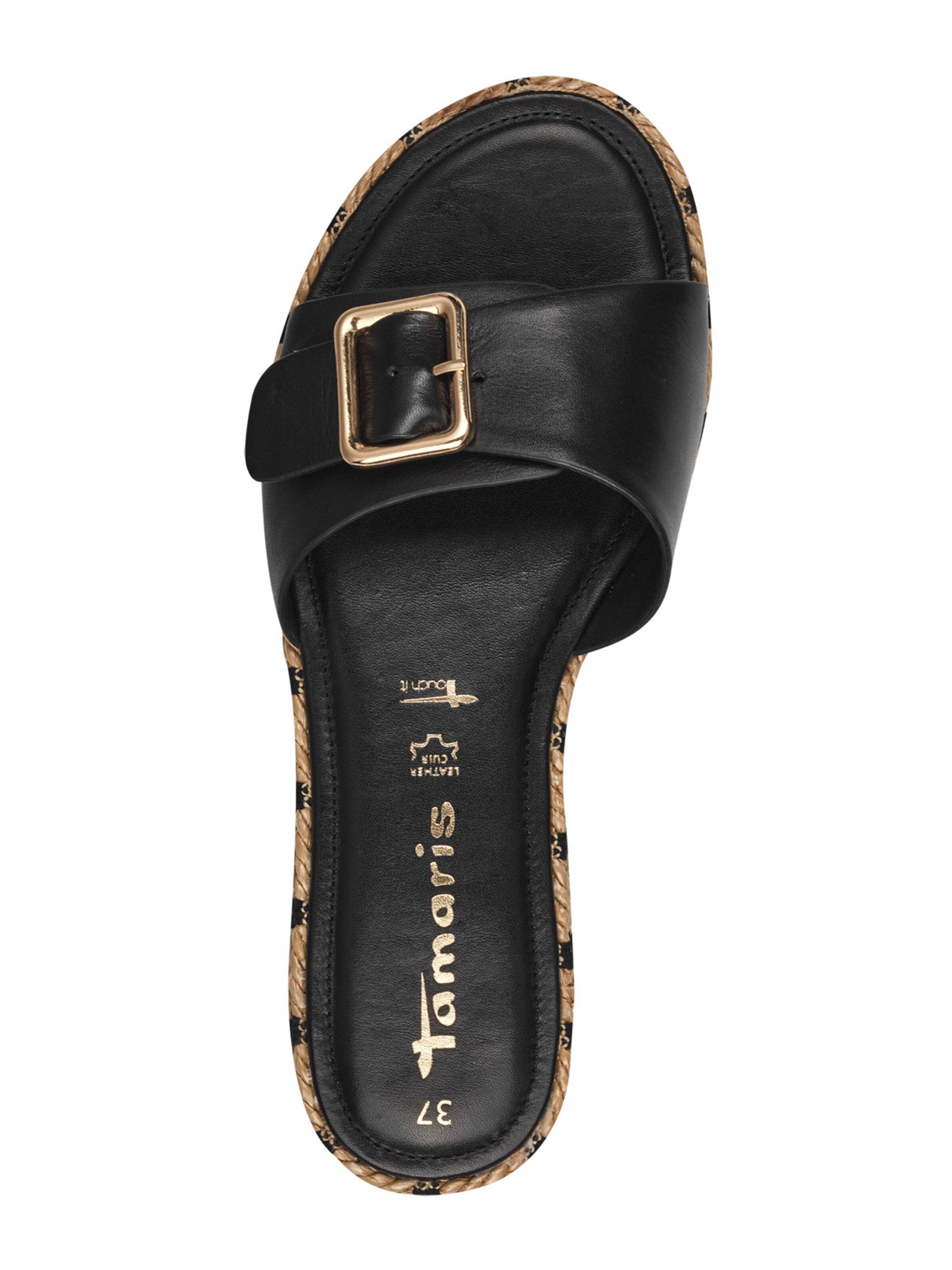 Tamaris Mules in Black