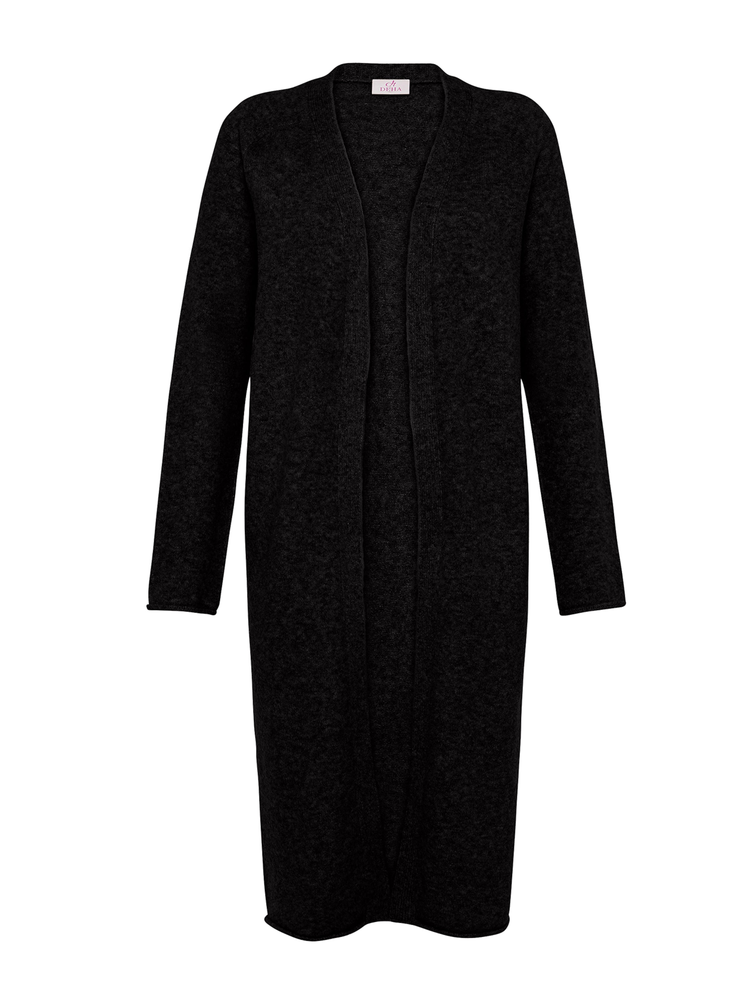 DEHA Oversized shirt in Black: front