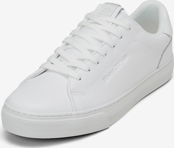 Marc O'Polo حذاء رياضي بلا رقبة بلون أبيض: الأمام
