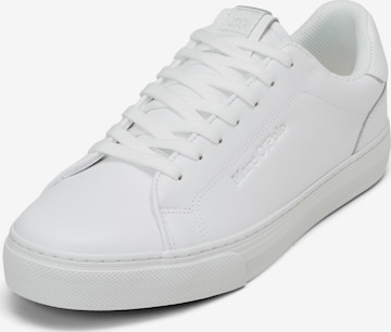 Baskets basses Marc O'Polo en blanc : devant