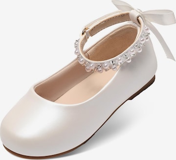 Ballerines Dream Pairs en blanc : devant