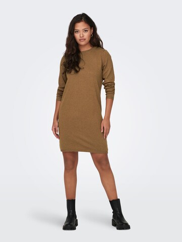 JDY Knitted dress 'Prime' in Brown