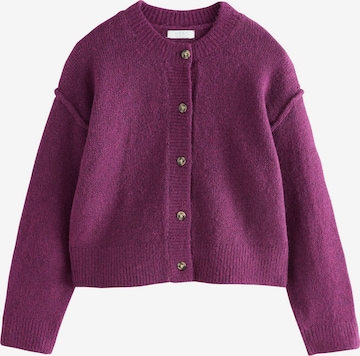Next Knit cardigan in Purple: front