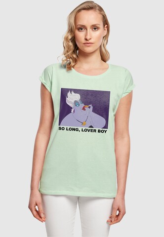 ABSOLUTE CULT T-Shirt 'Little Mermaid - Ursula So Long Lover Boy' in Grün: predná strana