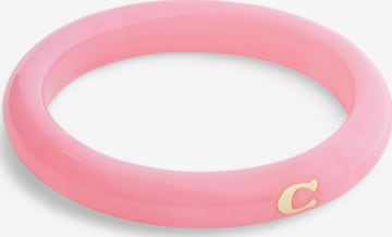 rožinė COACH Apyrankė 'Signature C': priekis