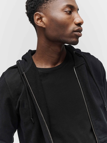 SANVT Sweatjacke in Schwarz