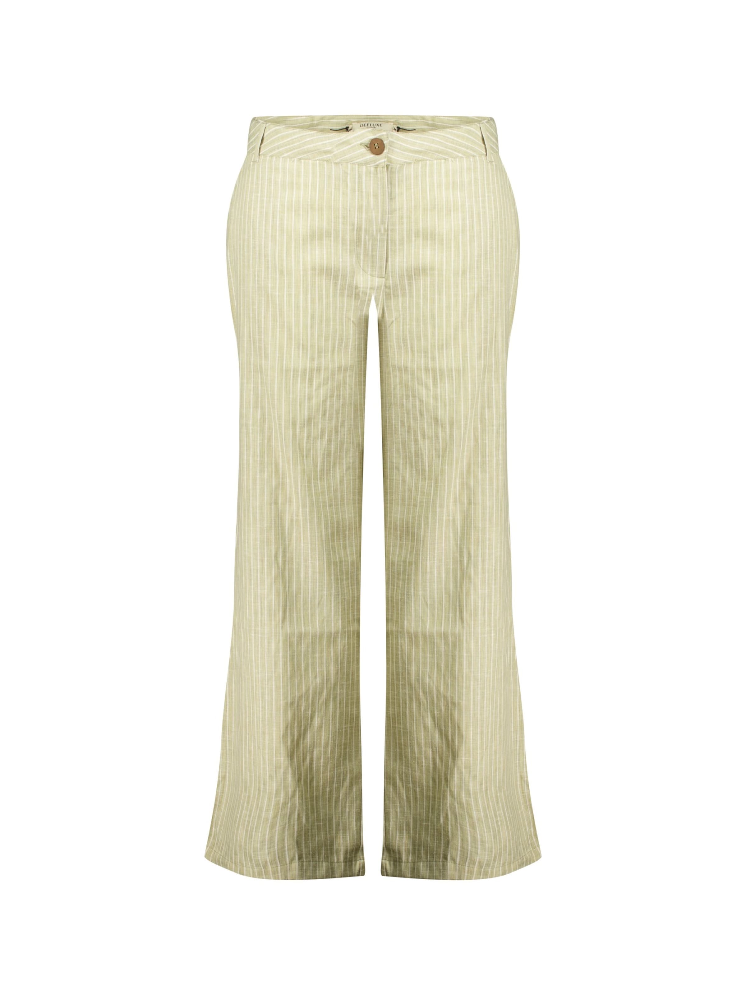 Loosefit Pantalon 'AZALIA' Deeluxe en vert : devant