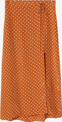 MANGO Skirt in Brown: front