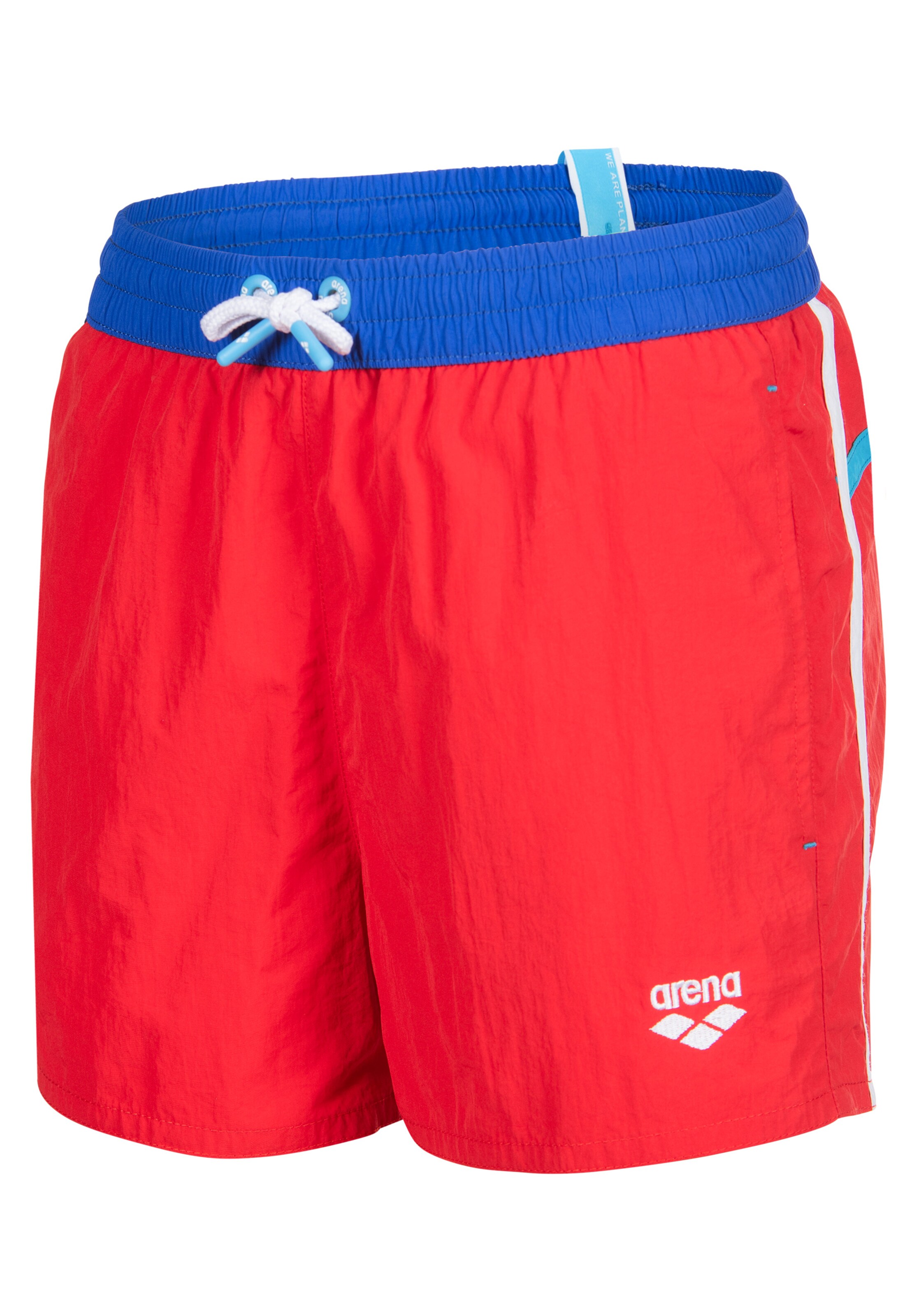 ARENA Badshorts 'TAPES BEACH SHORT' i röd