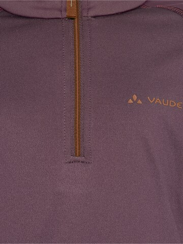 VAUDE Athletic Sweatshirt 'Livigno' in Purple