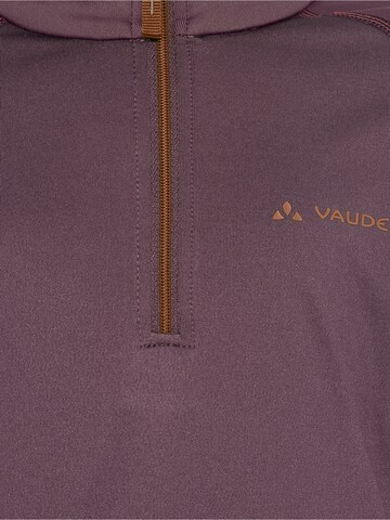 VAUDE Athletic fleece jacket 'Livigno' in Purple