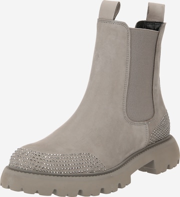 Kennel & Schmenger Chelsea Boots 'PRINT' in Beige: front