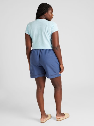ONLY Carmakoma Loosefit Shorts 'JUPITER' in Blau