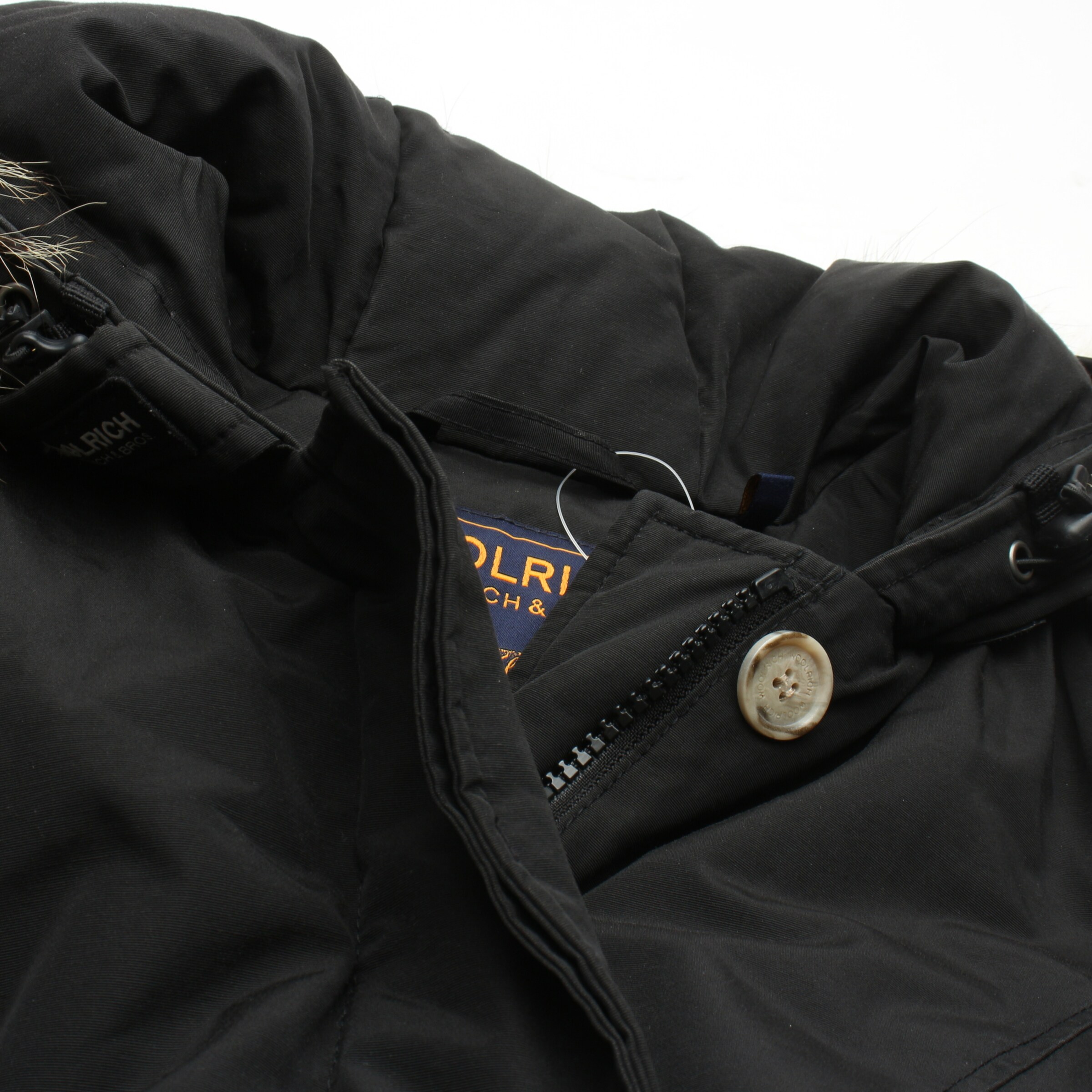 Woolrich Winterjacke / Wintermantel S in Schwarz