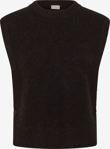 Pull-over 'CharlyePW' Part Two en marron : devant