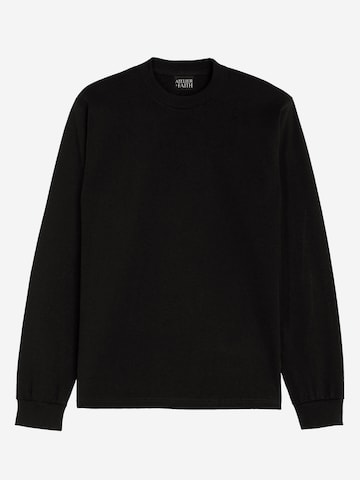 ATELIER OF FAITH Shirt 'AOF ORIGINALS LONGSLEEVE' in Zwart: voorkant