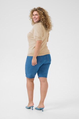 Pull-over 'KCLizzy' KAFFE CURVE en beige